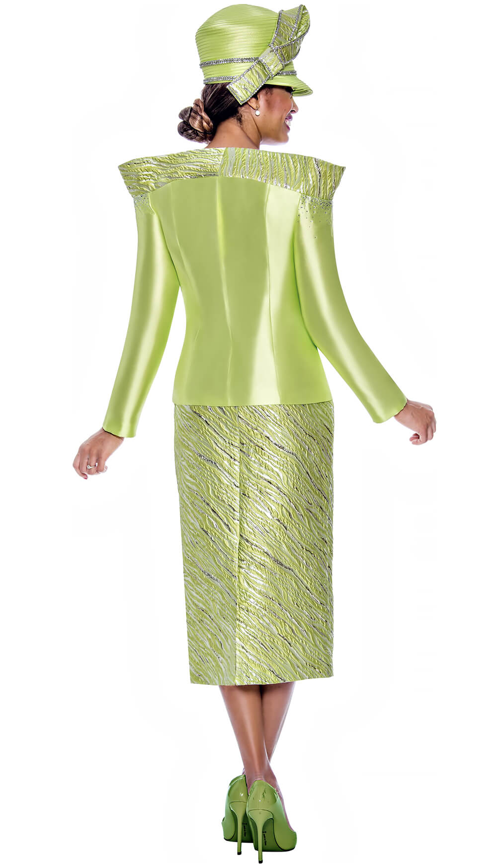Benmarc 3 Piece Skirt  Suit 2073-LIM Size 8-24