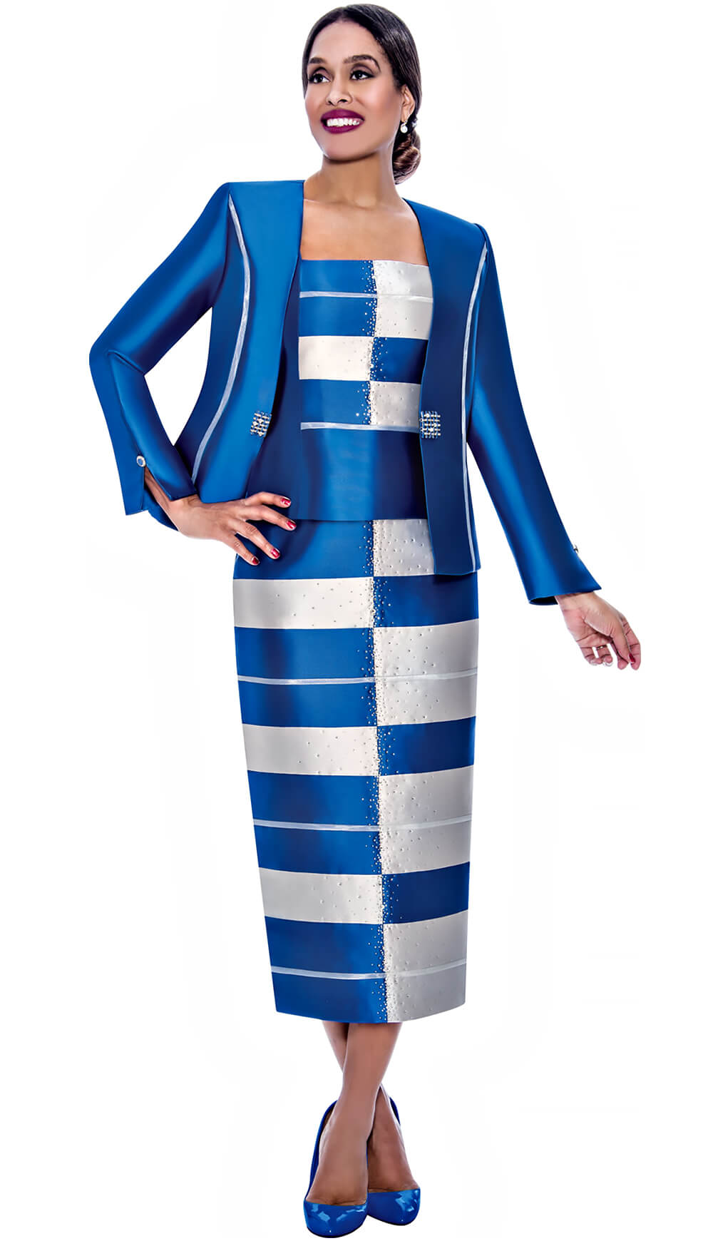 Benmarc 3 Piece Skirt  Suit 2133-RS Size 10-30