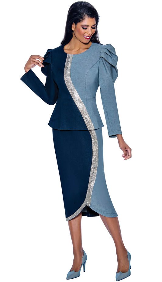 Devine Sport 2 Piece Skirt Suit 64032 Size 8-26W