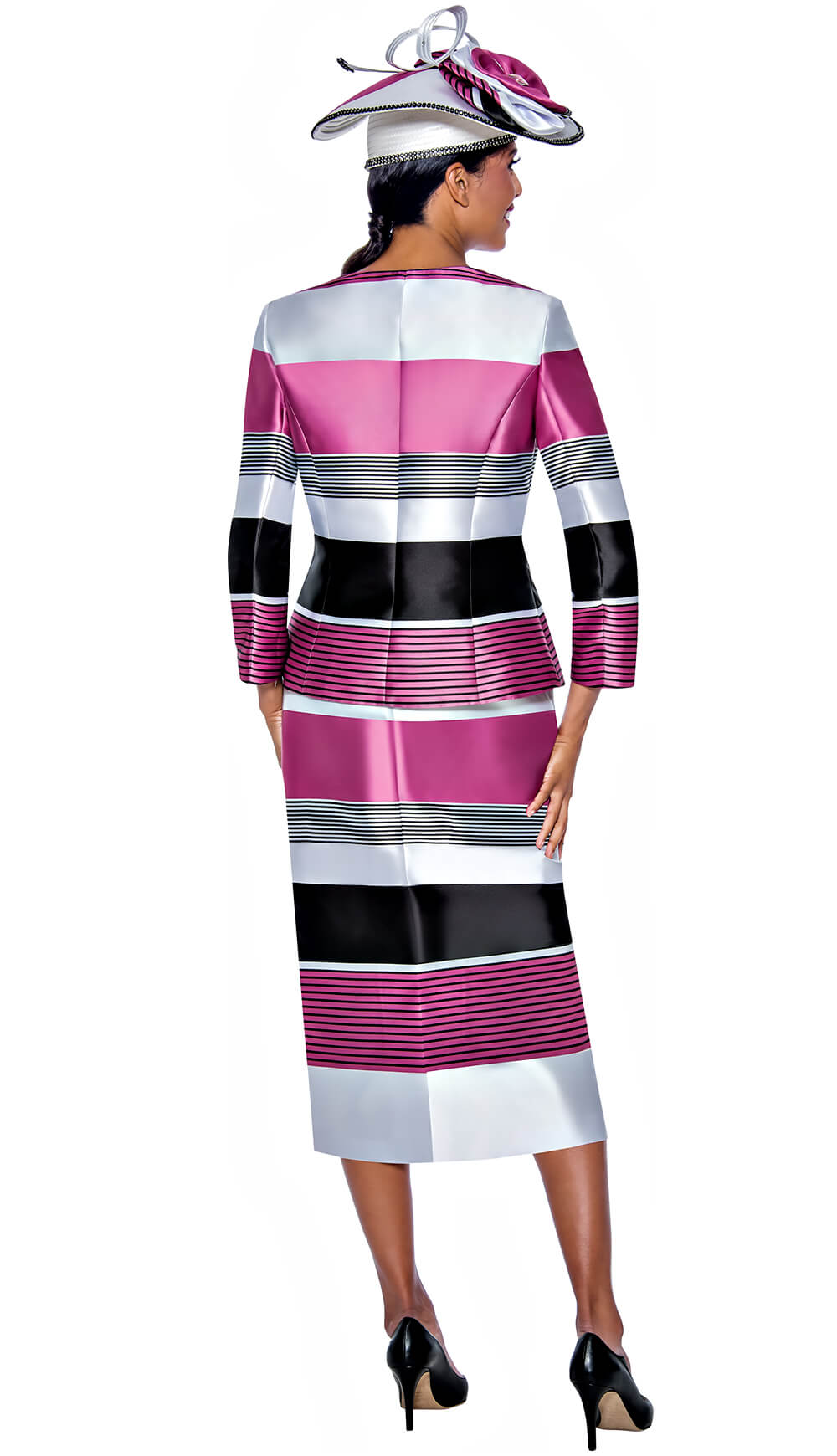 GMI 2 Piece Skirt Suit 10102-MUL Size 8-30W