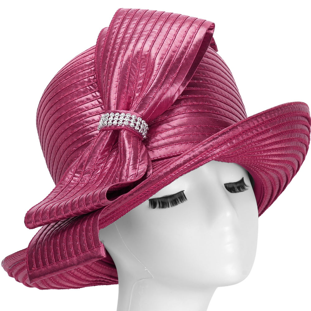 Giovanna Metallic Ribbon Hat HM1015-FU