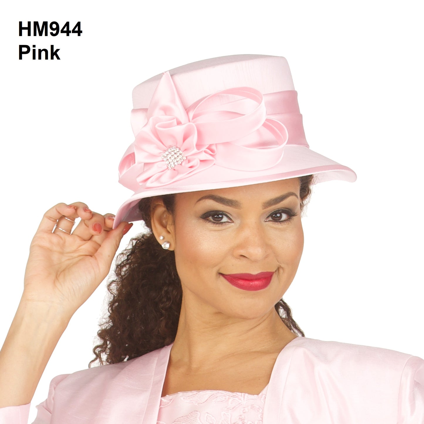 Giovanna Satin Ribbon Hat HM944-PK