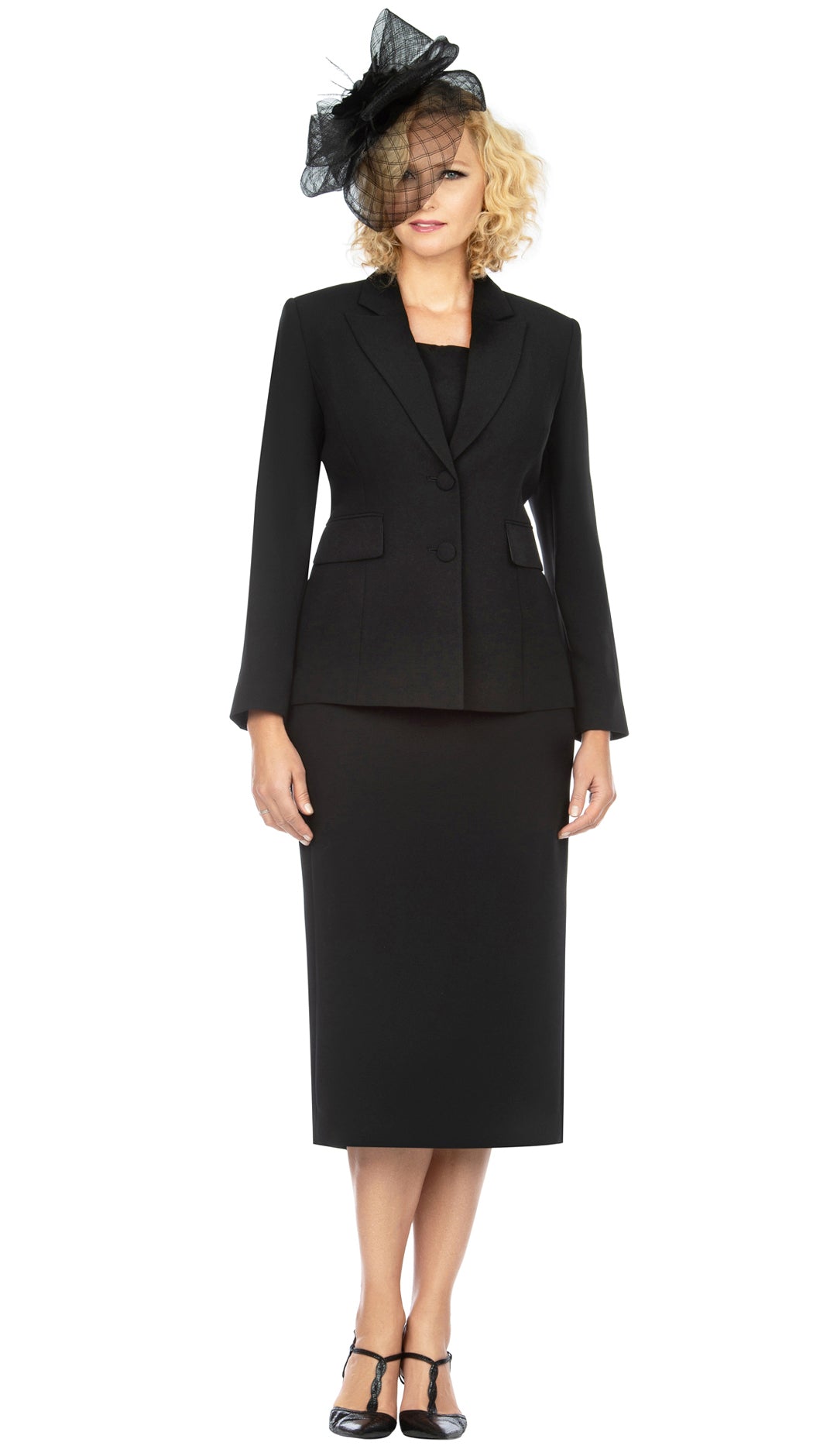 Giovanna Skirt Suit S0710-BK Size 8-26W