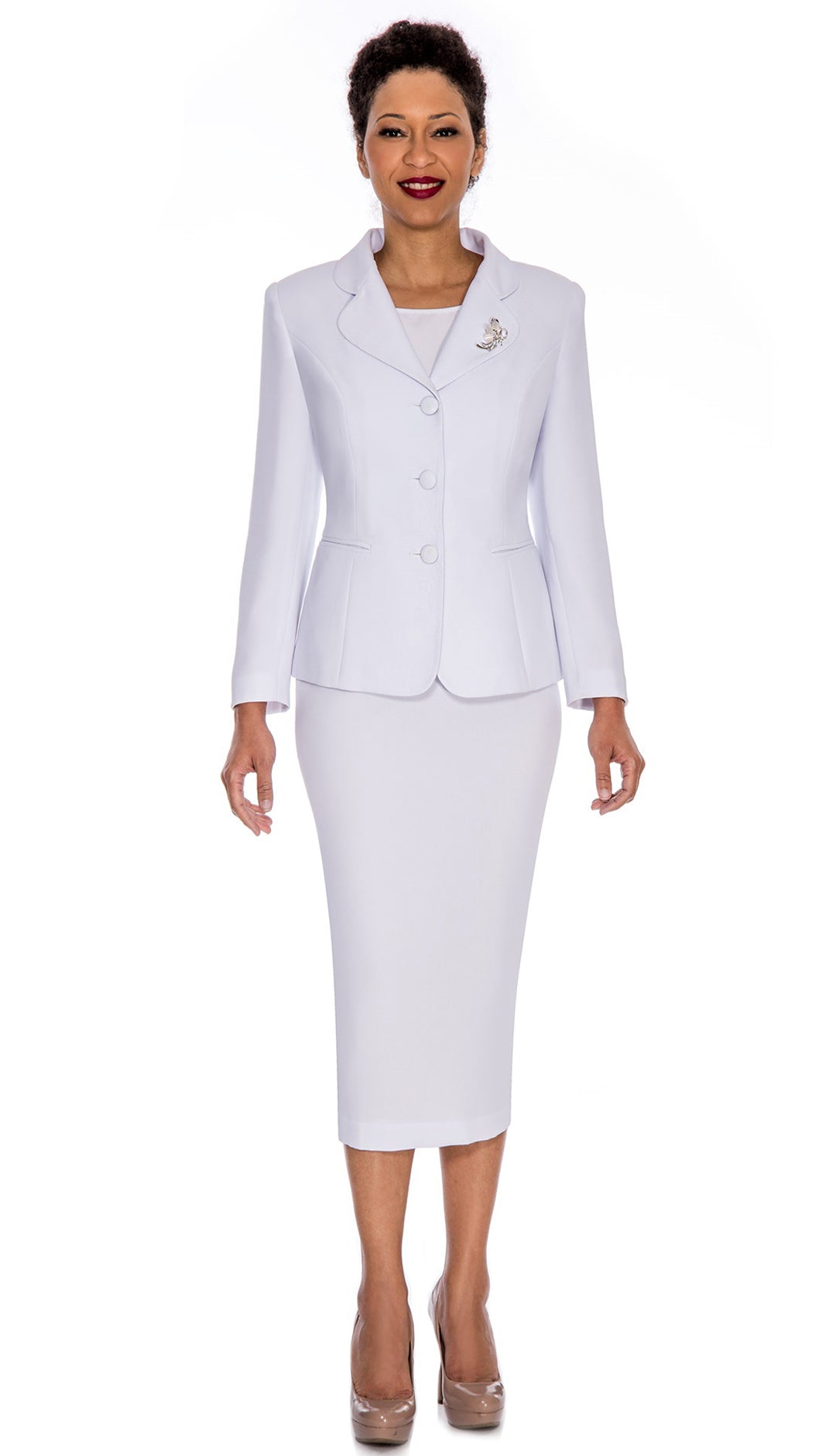 Giovanna Skirt Suit 0710-WH Size 22W