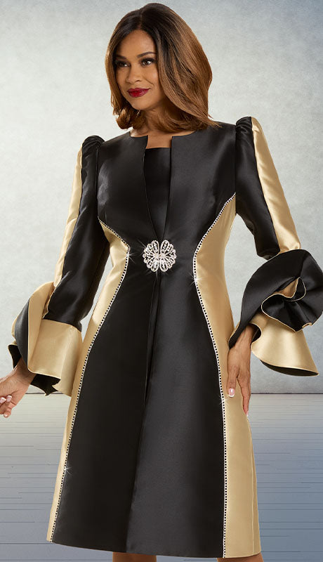 Donnavinci 2  Piece Dress and Jacket 12141-BG Size 6-20