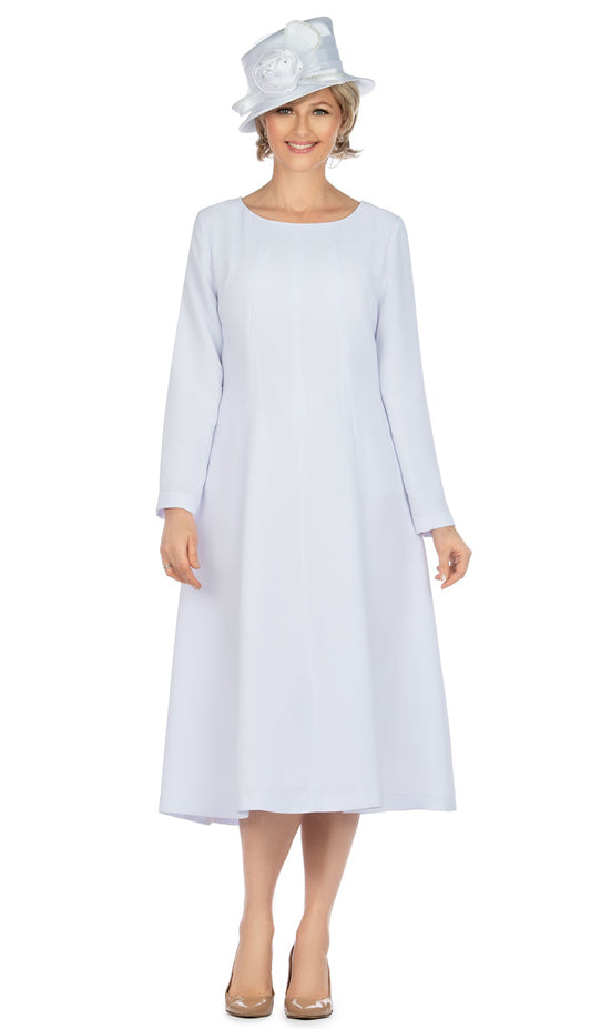 Giovanna 1 Piece Dress D1451-WH Size 8-26W