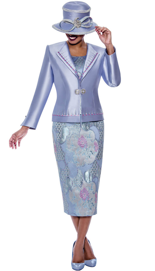 Benmarc 3 Piece Skirt  Suit 2083-MUL Size 8-24