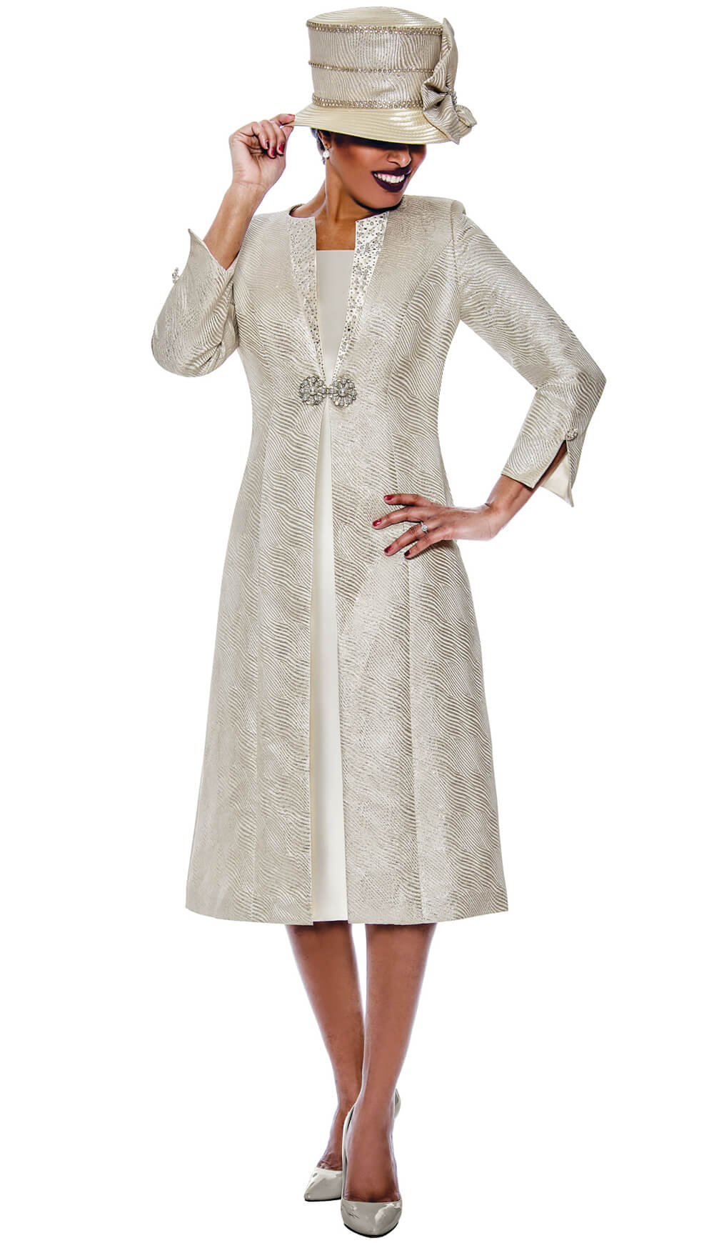 Divine Queen Dress & Jacket 2352-CH Size 8-30W