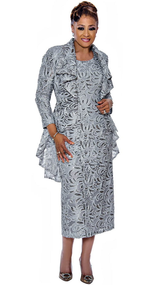 Dorinda Clark Cole Dress & Jacket DCC5292-LS Size 8-16W