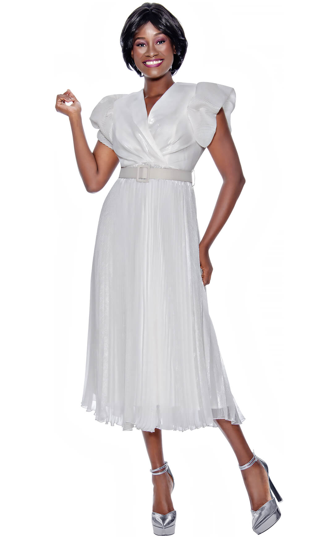Terramina Dress 7128-WH Size 8-24