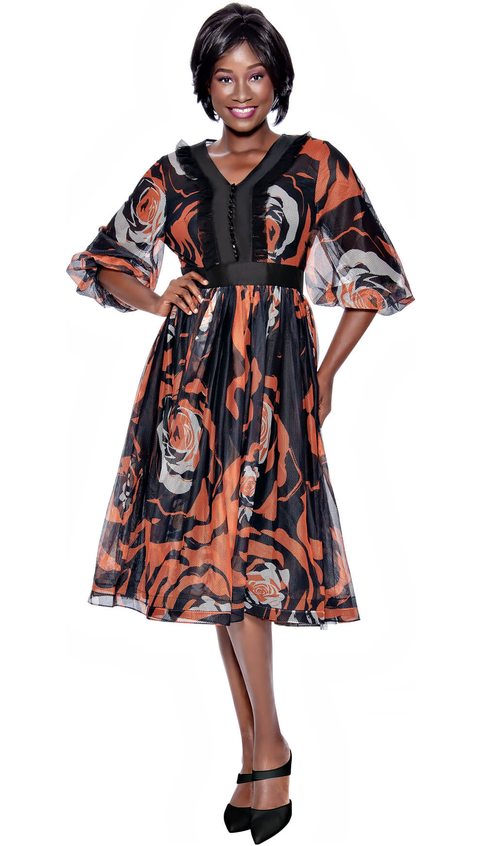 Terramina Dress 7144-Multi Size 8-24