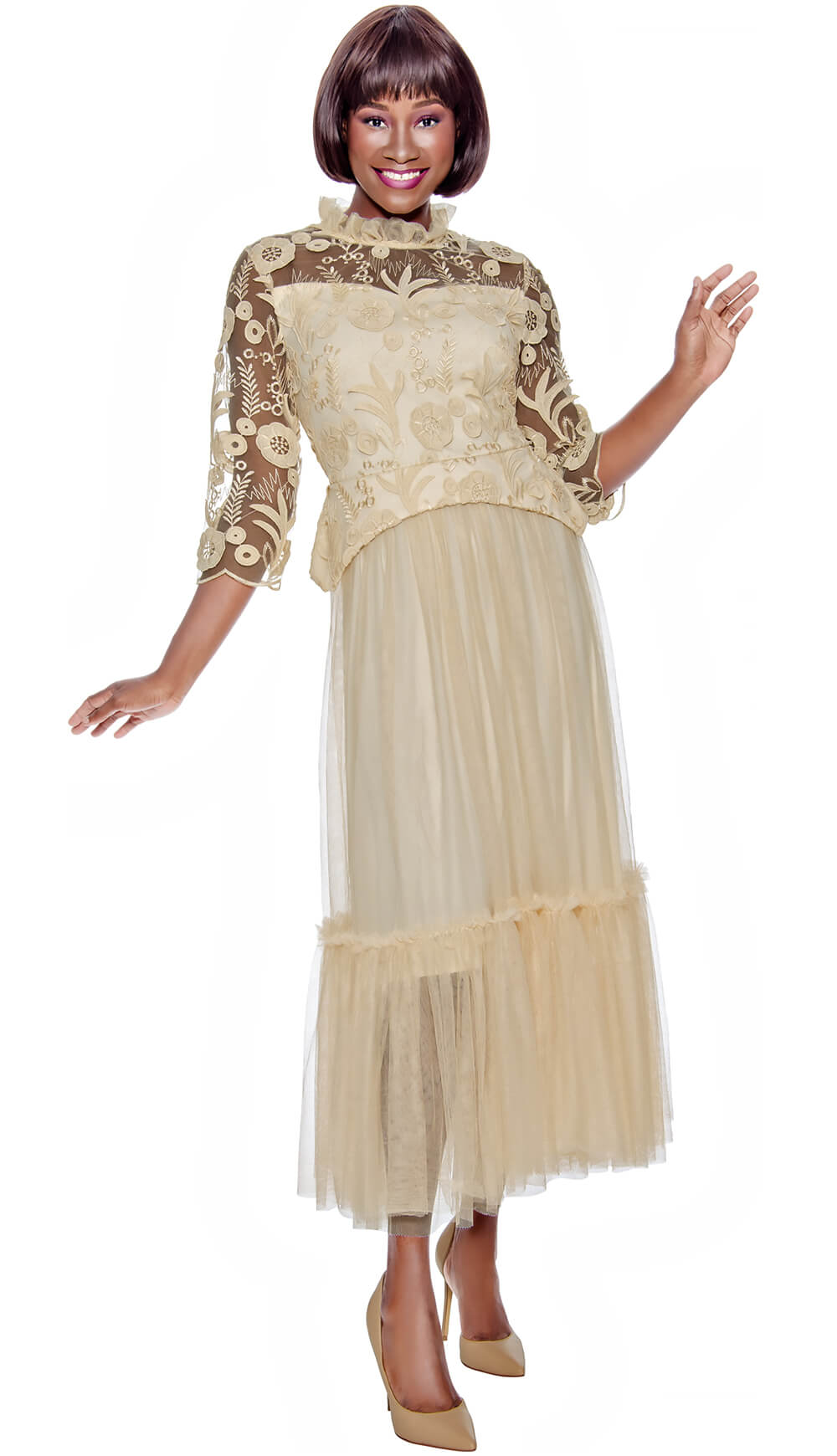 Terramina Dress 7146-CH Size 8-24