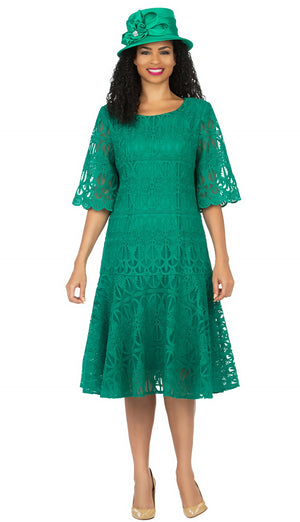 Giovanna 1 Piece Lace Dress D1541-EM Size 18W