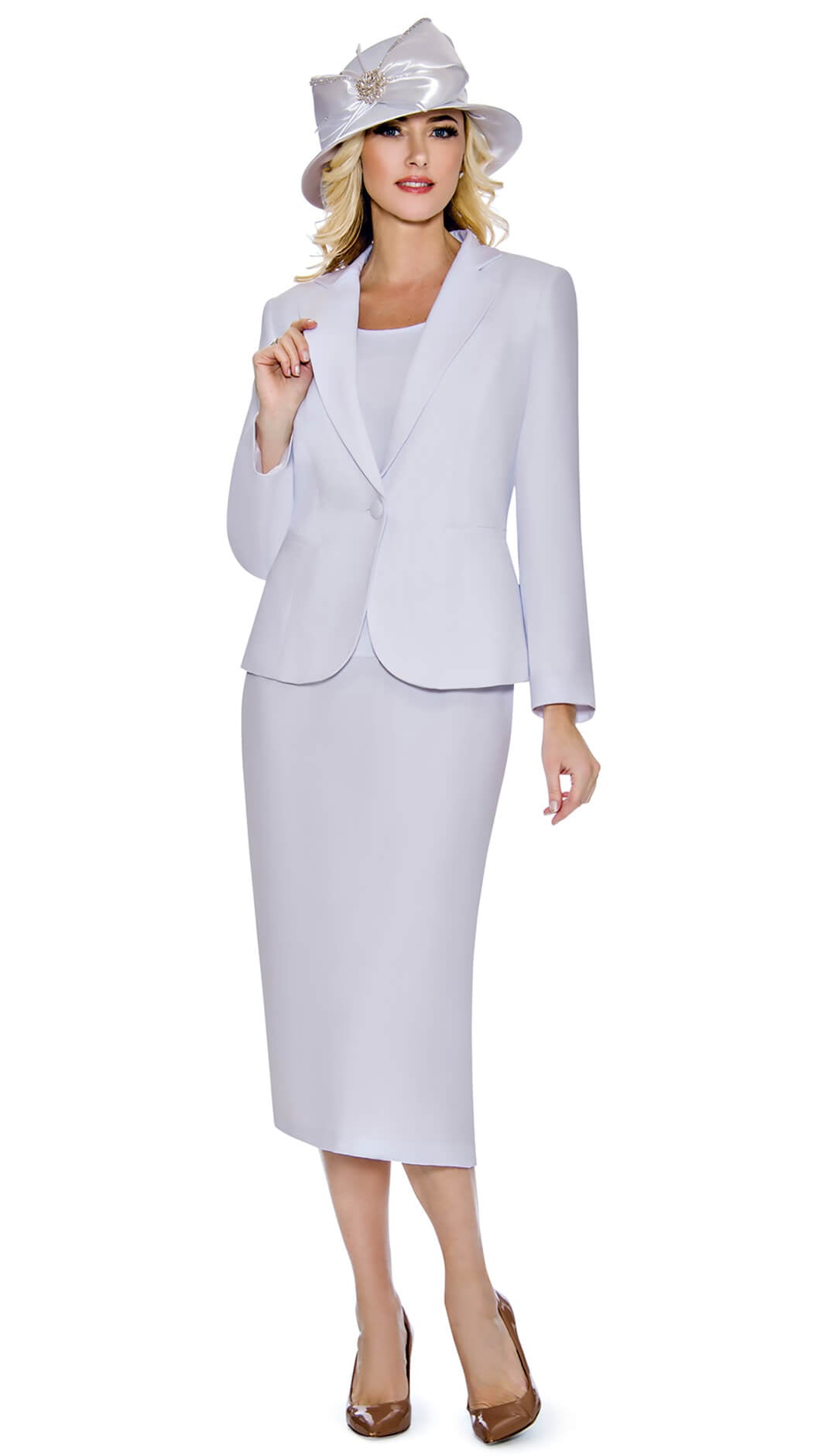 Giovanna 3 Piece Skirt Suit S0707 Sizes 22W-26W