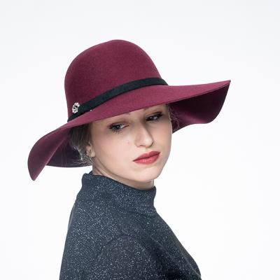 Women's Hat, Church Hat, Wool Felt Hat