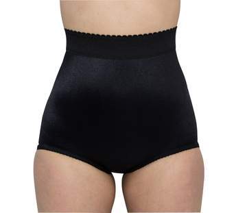 Rago High Waist Firm Shaping Panty in Black - Busted Bra Shop