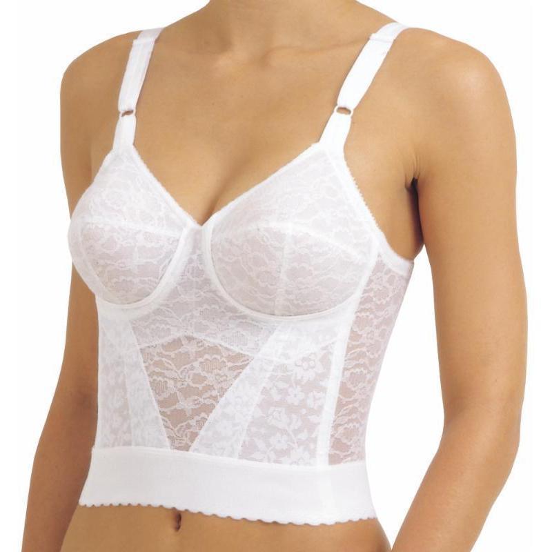 Rago Shapewear Extra Firm Shaping White Body Briefer Size 38C